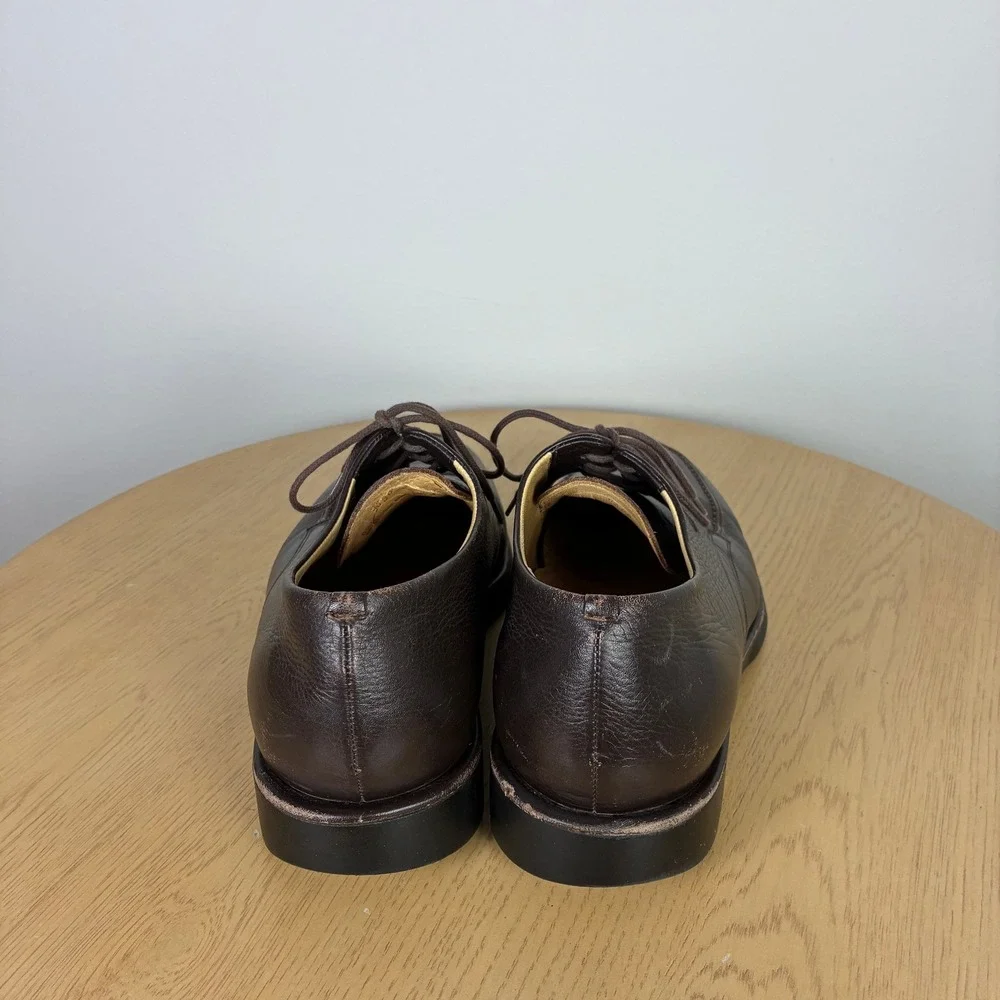 Sandro Moscoloni‎ Vineyard Pebbled Leather Oxford Shoe Men's 9.5D Office Work